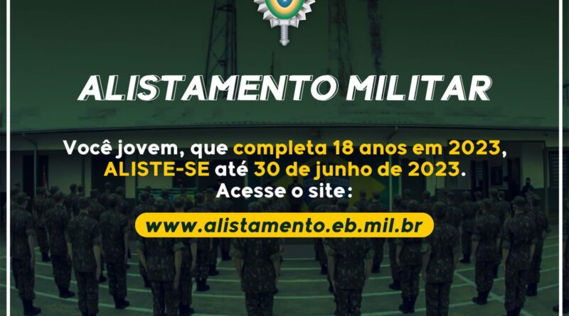 Junta Militar de Otacílio Costa inicia alistamento de jovens que completam  18 anos em 2023 - Prefeitura de Otacílio Costa