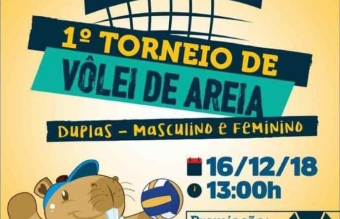 1º Torneio de Vôlei de Areia acontece neste domingo, no Parque Central 